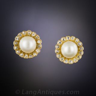 Natural Pearl and Diamond Clusters