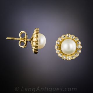 Natural Pearl and Diamond Clusters