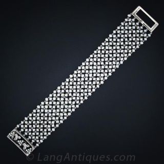 Natural Pearl Mesh Bracelet - 1
