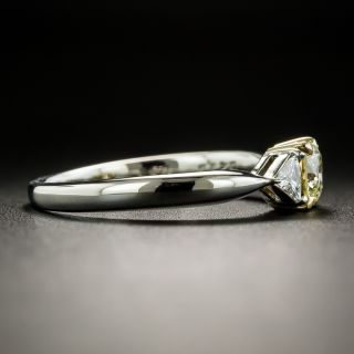 Natural Yellow .43 Carat Diamond Engagement Ring