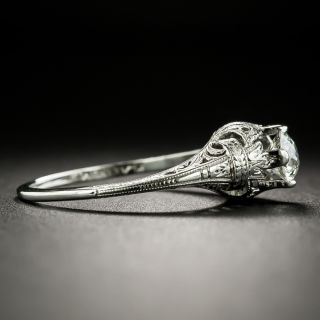 Neoclassical .45 Carat Diamond Solitaire Engagement Ring, Circa 1920