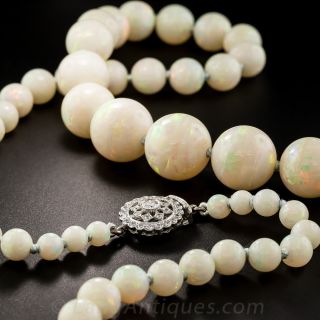 Opal Bead Necklace