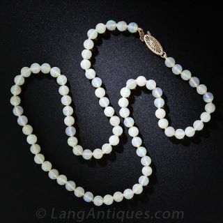 Opal Bead Necklace