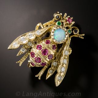 Opal, Ruby, and Diamond Bee