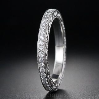 Openwork Diamond Eternity Band