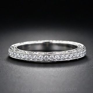 Openwork Diamond Eternity Band