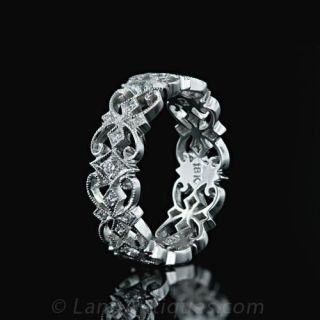 Openwork Diamond Eternity Band Main View