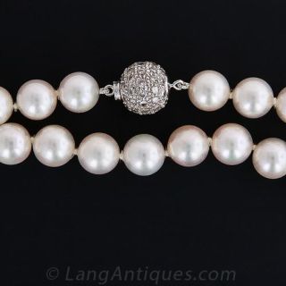 Opera Length Cultured Pearl Necklace