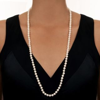 Opera-Length Cultured Pearl Strand