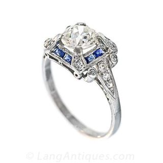 Original Art Deco Engagement Ring