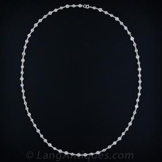 Original Vintage Platinum Diamond Chain