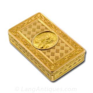 Ornate French Gold Table Box