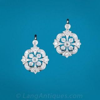 Vintage Diamond Earrings 