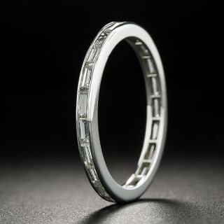 Oscar Heyman Baguette Diamond Eternity Band, Size 6 1/4 - 3