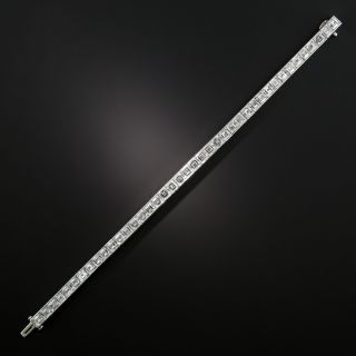 Oscar Heyman Carre-Cut Diamond Line Bracelet - 6