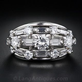 Oscar Heyman Platinum and Diamond Ring