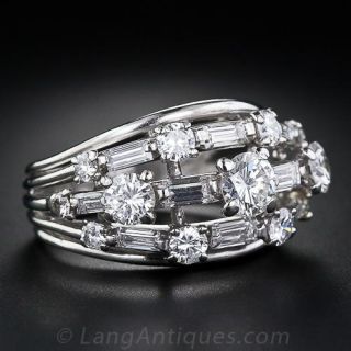 Oscar Heyman Platinum and Diamond Ring