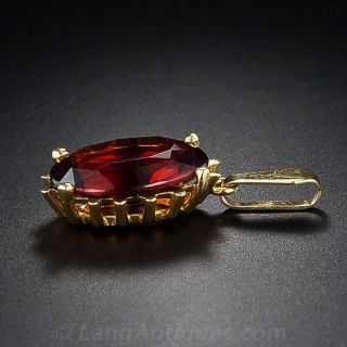 Oval Citrine Pendant