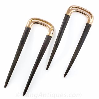 Pair of Antique Hair Combs