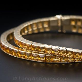 Pair of Citrine Bracelets