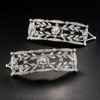 Pair of Edwardian Barrettes