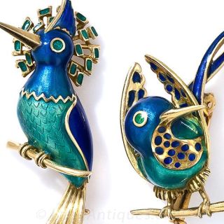 Pair of Love Bird Pins