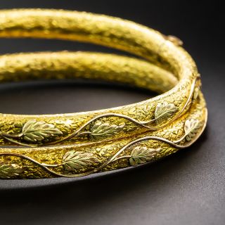 Pair of Victorian Bangle Bracelets