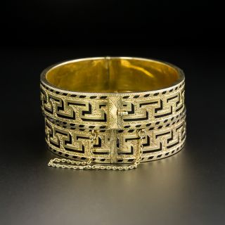 Pair Of Victorian Black Enamel Bangle Bracelets