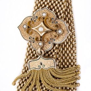 Pair of Victorian Slide Tassel Bracelets