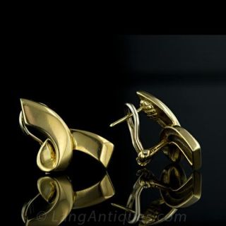 Paloma Picasso for Tiffany & Co. Gold Earrings
