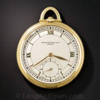 Patek Philippe Open Face Pocket Watch