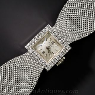 Patek Phillipe 18K WG and Diamond Bracelet Watch