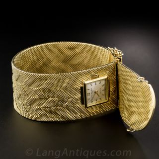 Patek Phillipe 18K Wide Bracelet Watch