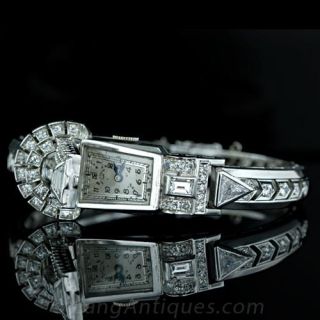 Paul Ditisheim Diamond Covered Bangle Watch