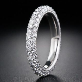 Pave Diamond Eternity Band