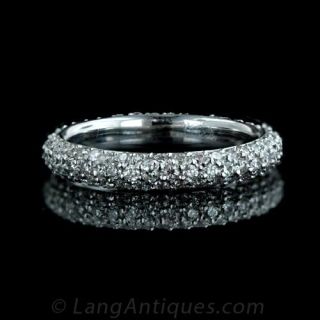 Pave Diamond Eternity Band