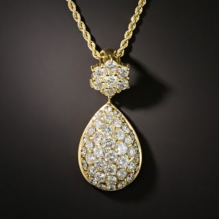 Pavé Diamond Pendant Necklace - 5.36 Carats - 1
