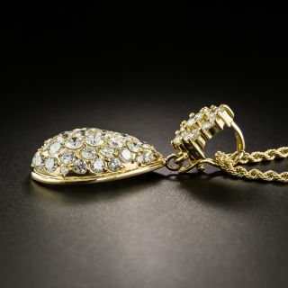 Pavé Diamond Pendant Necklace - 5.36 Carats