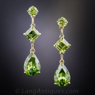 Peridot Drop Earrings