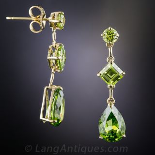 Peridot Drop Earrings