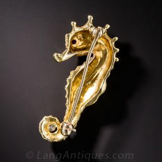 Petit Tiffany & Co. Sea Horse Pin