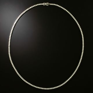 Petite 18K Diamond Rivière Necklace - 2