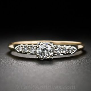 Petite .20 Carat Diamond Engagement Ring