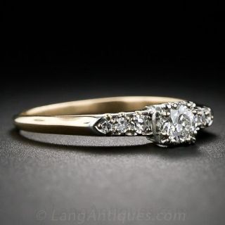 Petite .20 Carat Diamond Engagement Ring