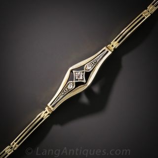 Petite Antique Diamond Bracelet