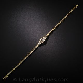 Petite Antique Diamond Bracelet