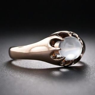 Petite Antique Moonstone Ring