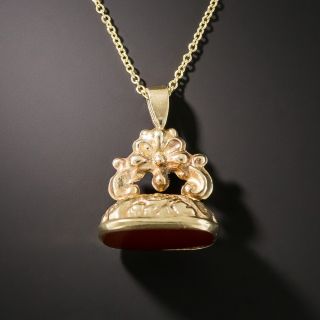 Petite Carnelian Seal Fob - 1