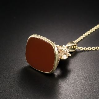 Petite Carnelian Seal Fob