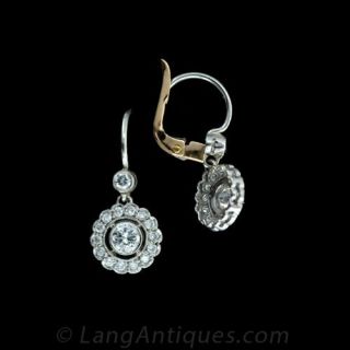 Petite Diamond Drop Earrings